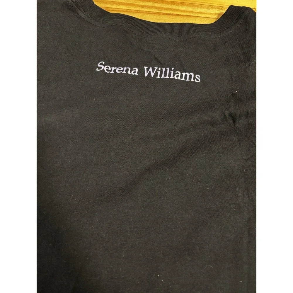 Serena Williams Nike Shirt Mens XL Black Purple Tennis Tee FN4908-1010 Changing